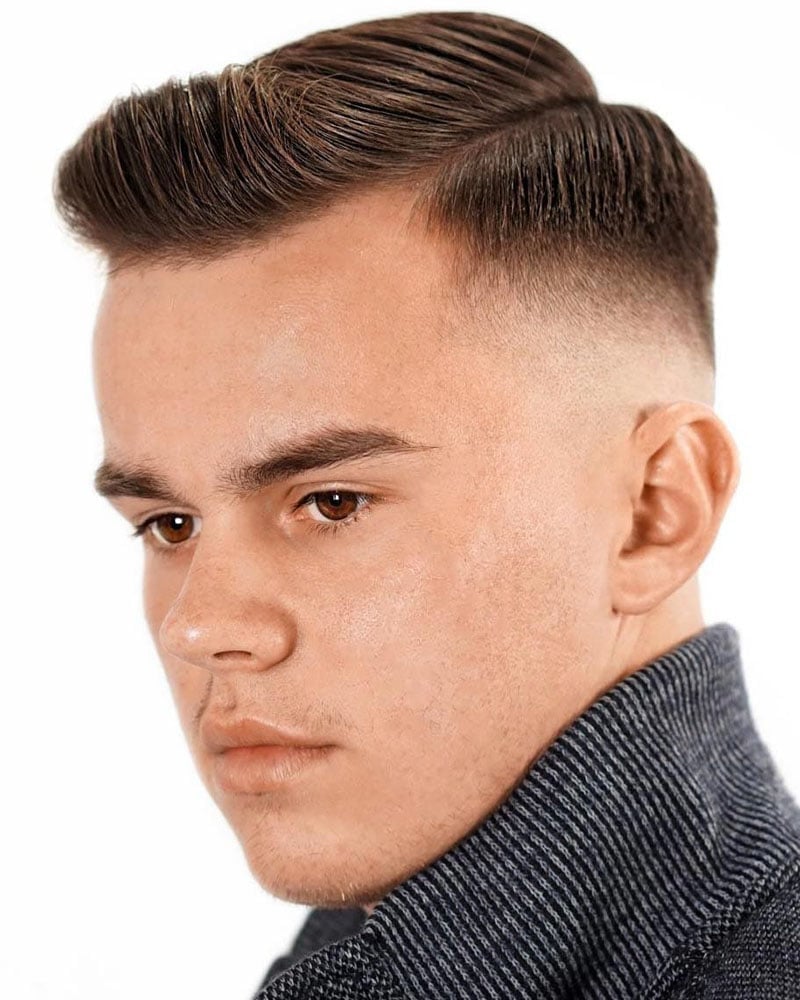 taper fade haircuts men classic fade harvard style Luxe Digital