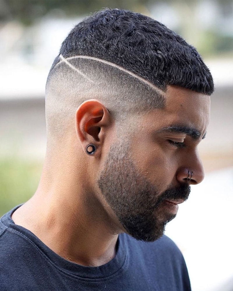 taper fade haircuts men designer top with shaved hairline Luxe Digital