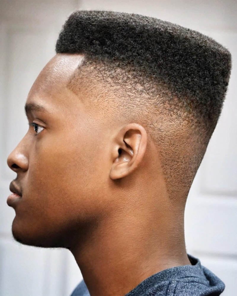 taper fade haircuts men flat top taper fade Luxe Digital