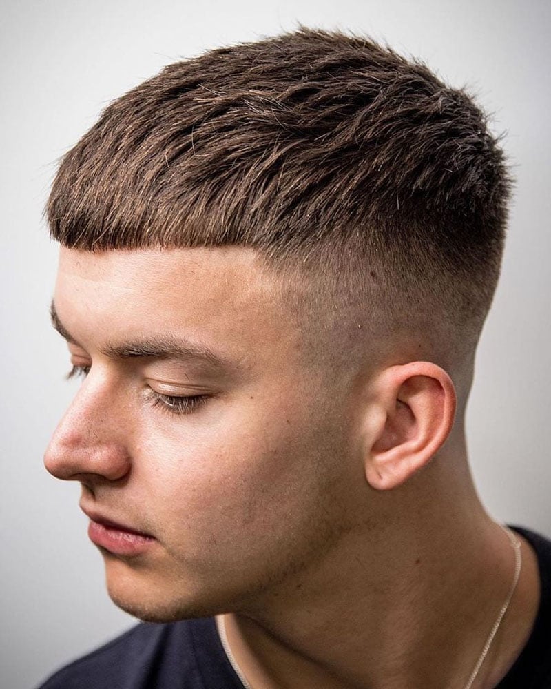taper fade haircuts men textured short top crop Luxe Digital