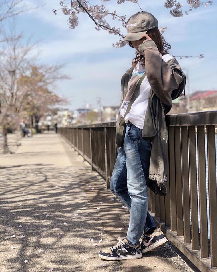 travis scott sneakers on feet ryowestgirl - Luxe Digital