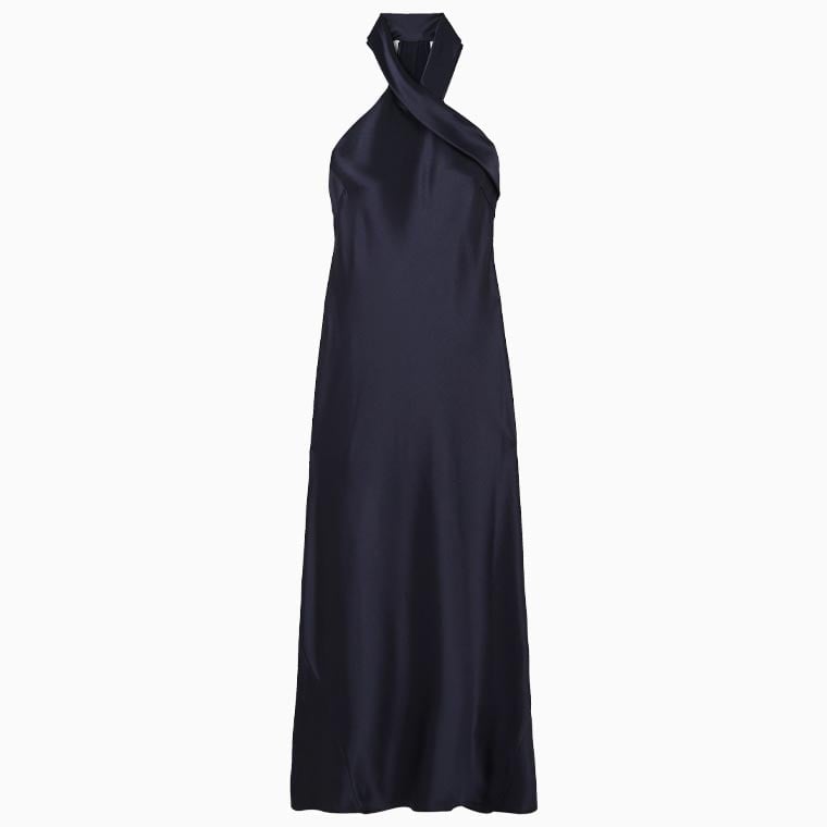 women black tie attire guide galvan pandora satin midi dress - Luxe Digital