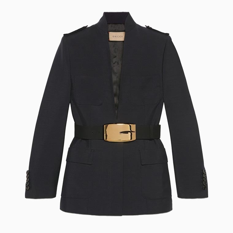 women black tie attire guide gucci wool mohair jacket - Luxe Digital