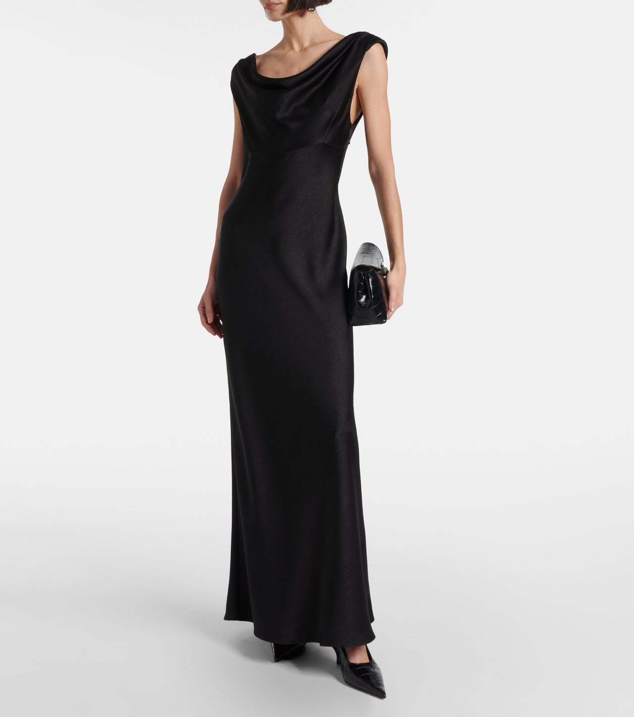 women black tie optional attire guide vince satin slip dress - Luxe Digital