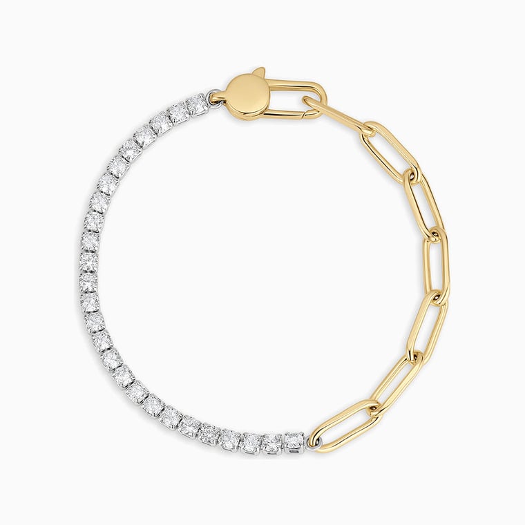 women business casual guide gorjana florence tennis chain bracelet - Luxe Digital