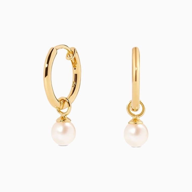 women business professional dress code guide linjer pearl huggie earrings - Luxe Digital