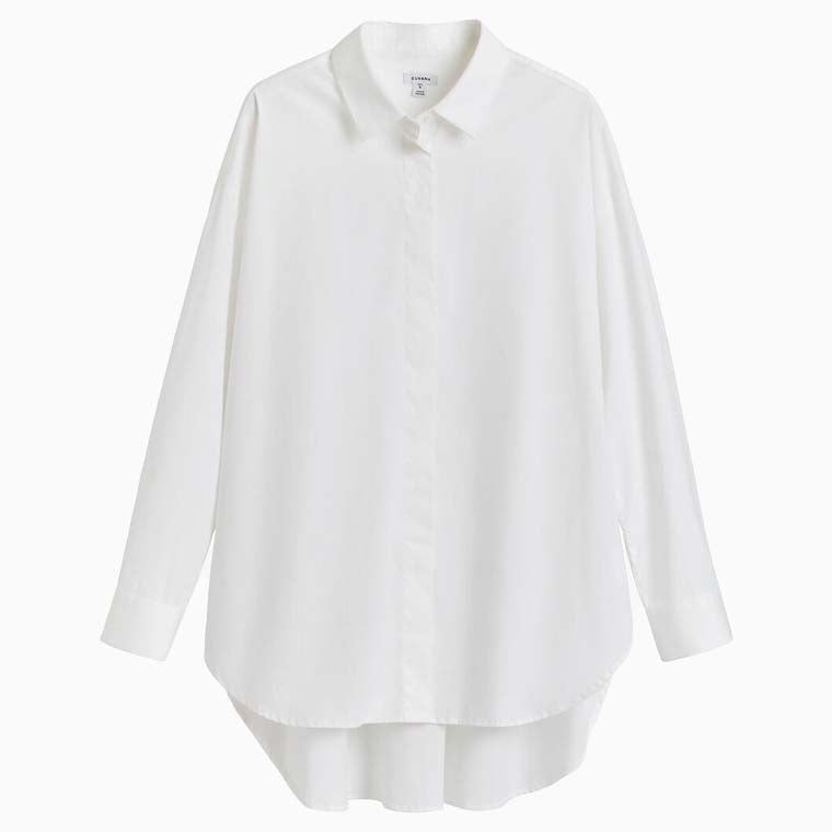 women casual dress code guide cuyana poplin oversized shirt - Luxe Digital