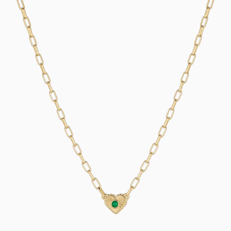 women casual dress code guide gorjana birthstone heart necklace - Luxe Digital