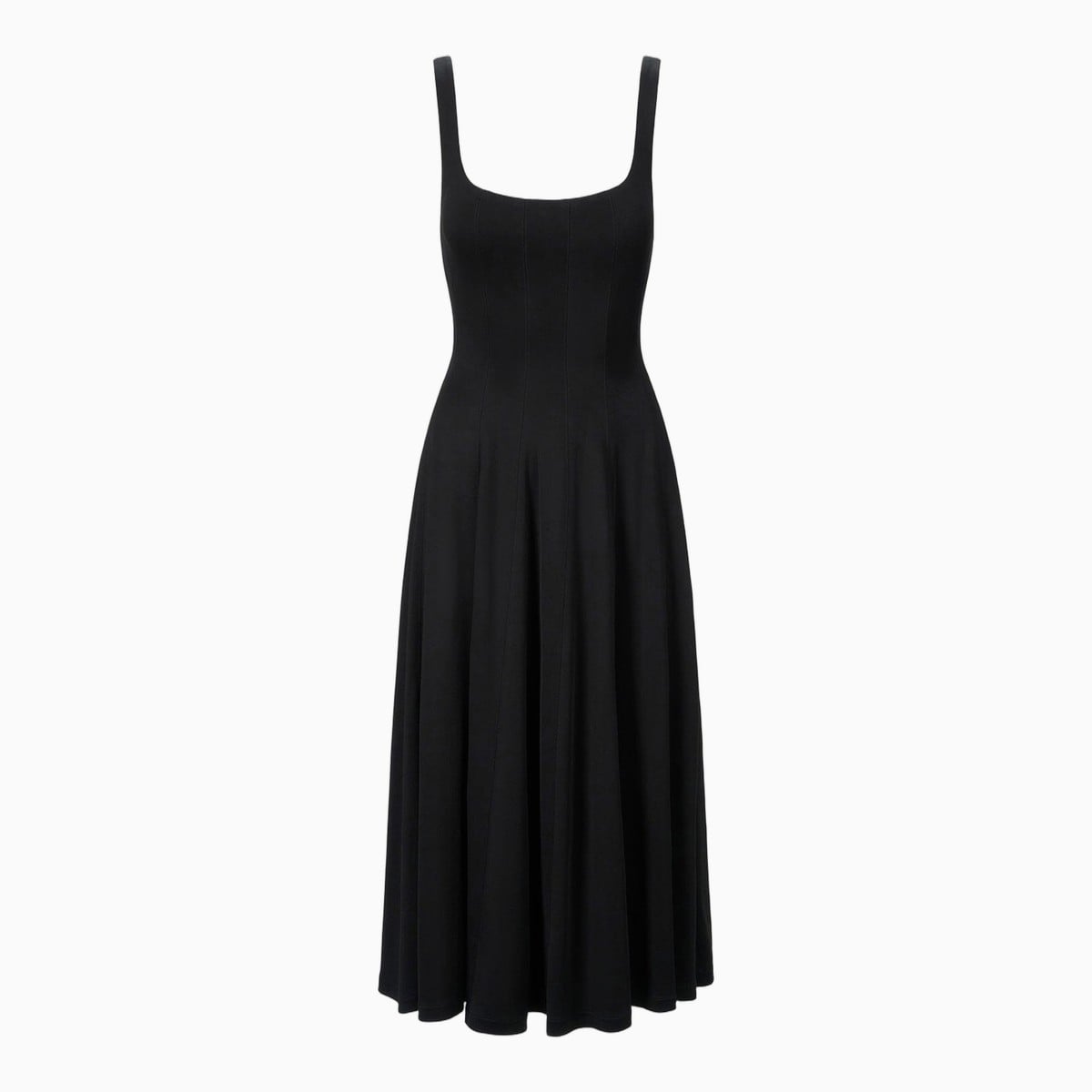 women casual dress code guide staud wells jersey midi dress - Luxe Digital