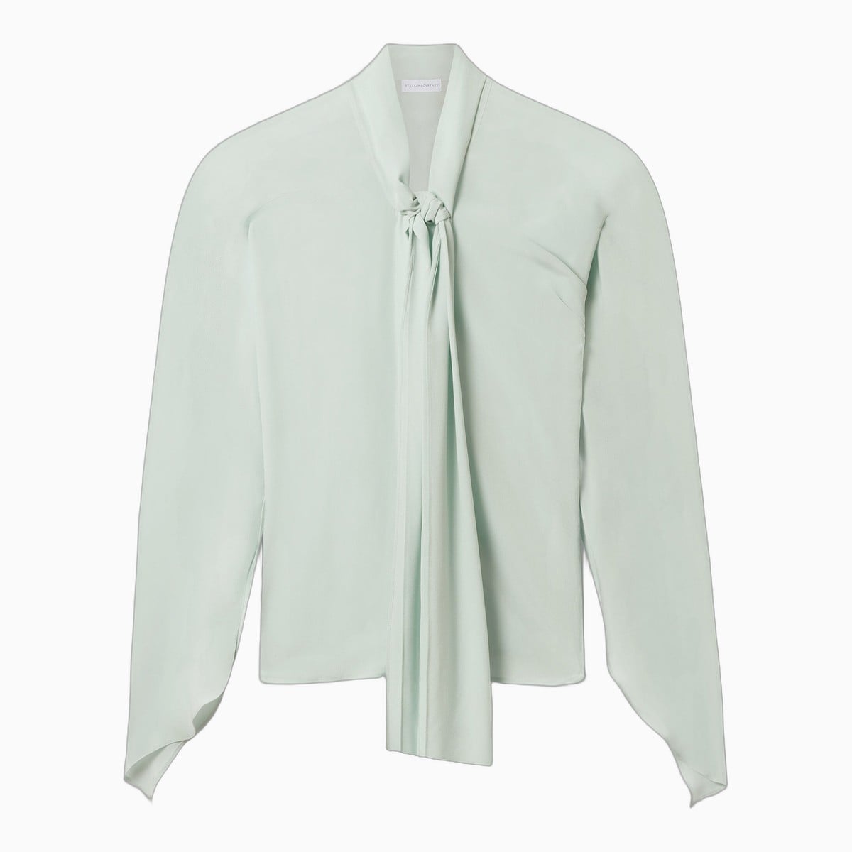 women casual dress code guide stella mccartney tie neck silk shirt - Luxe Digital