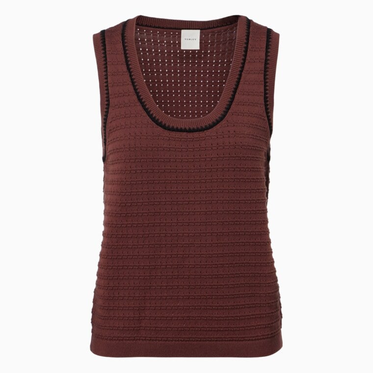 women casual dress code guide varley gideon pointelle cotton tank top - Luxe Digital