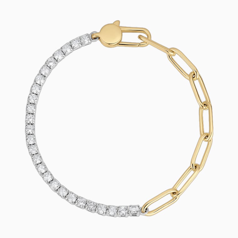 women cocktail attire guide gorjana florence tennis chain bracelet - Luxe Digital