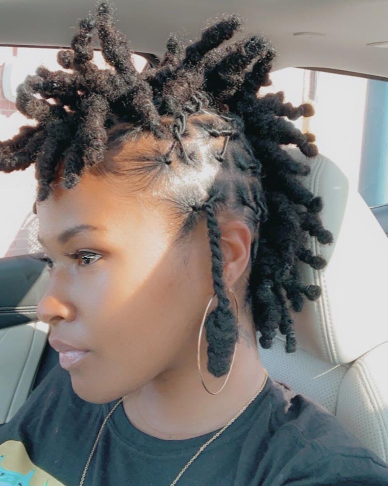 women dreadlock hairstyles high top dreads - Luxe Digital
