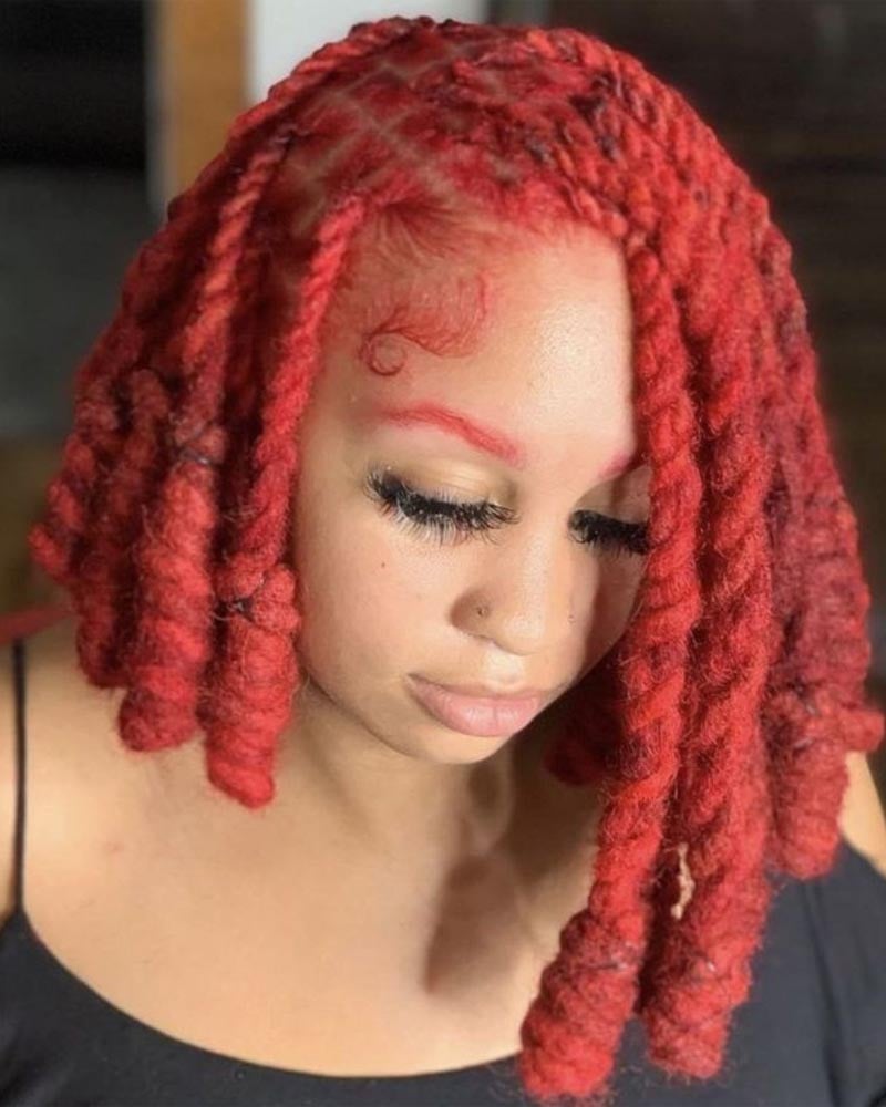 women dreadlock hairstyles long dreadlocks bob - Luxe Digital