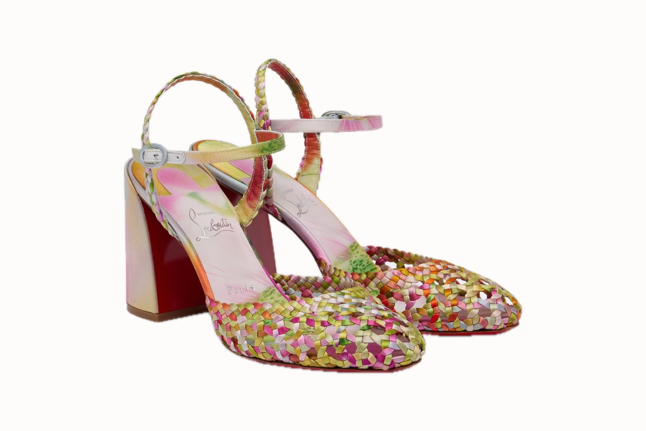 women garden party attire block heel pumps - Luxe Digital