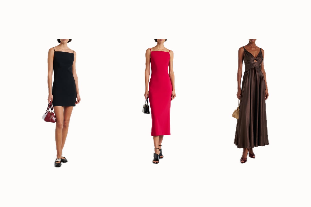 women garden party attire mini midi and maxi dress lengths - Luxe Digital