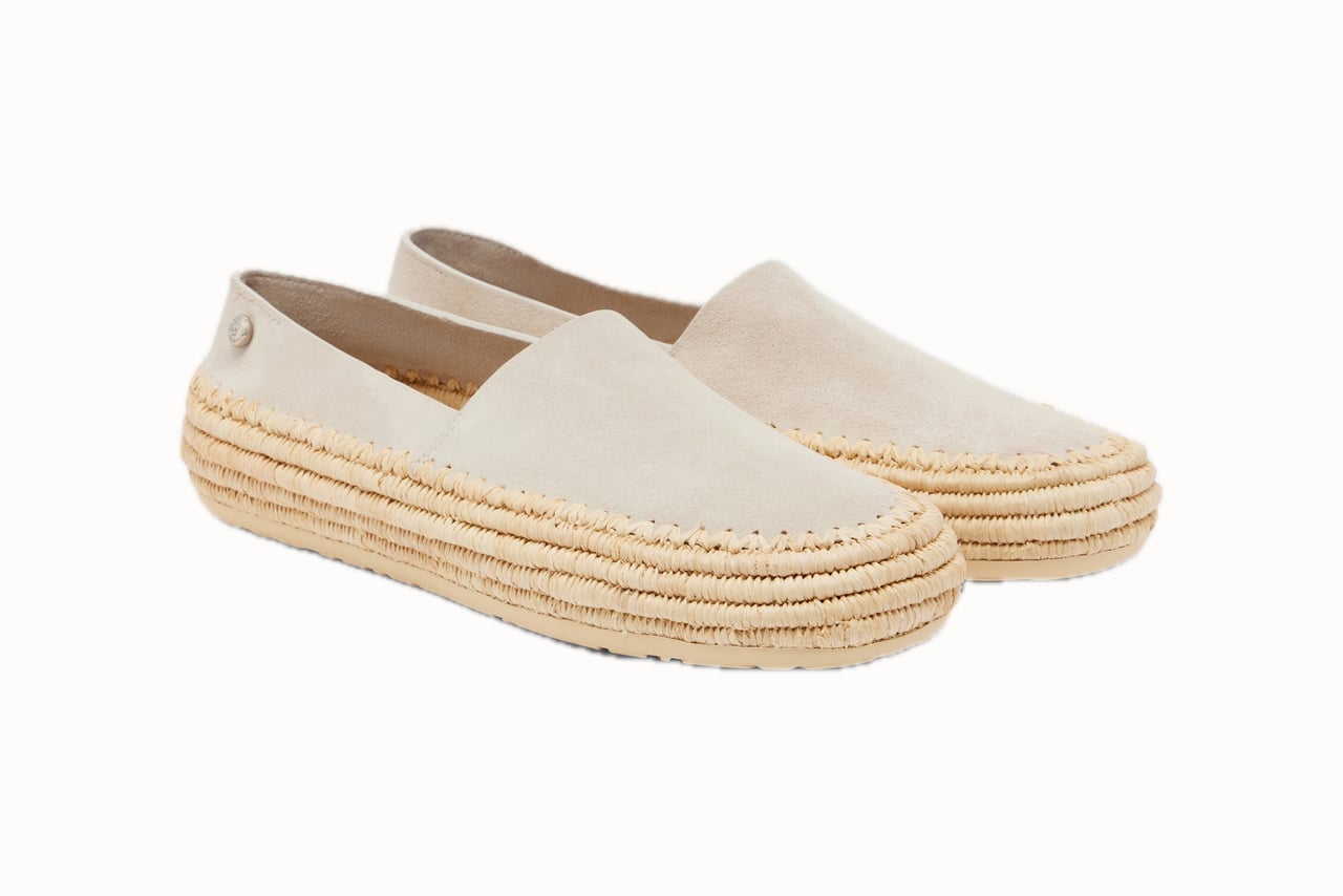 women garden party attire espadrilles on grass - Luxe Digital